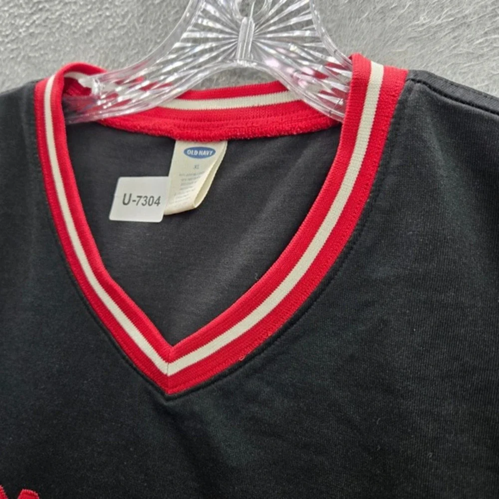VINTAGE Old‎ Navy Men Activewear Shirt XL Black Jersey Los Angeles 29 Pullover